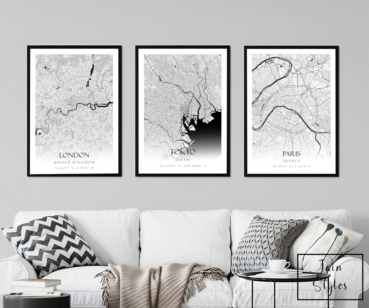 Custom Map Prints Any Location