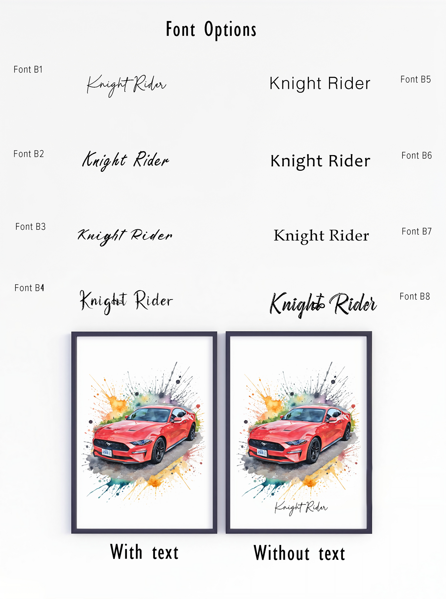 Personalized Watercolor Car Portrait – Custom Vehicle Painting from Your Photo