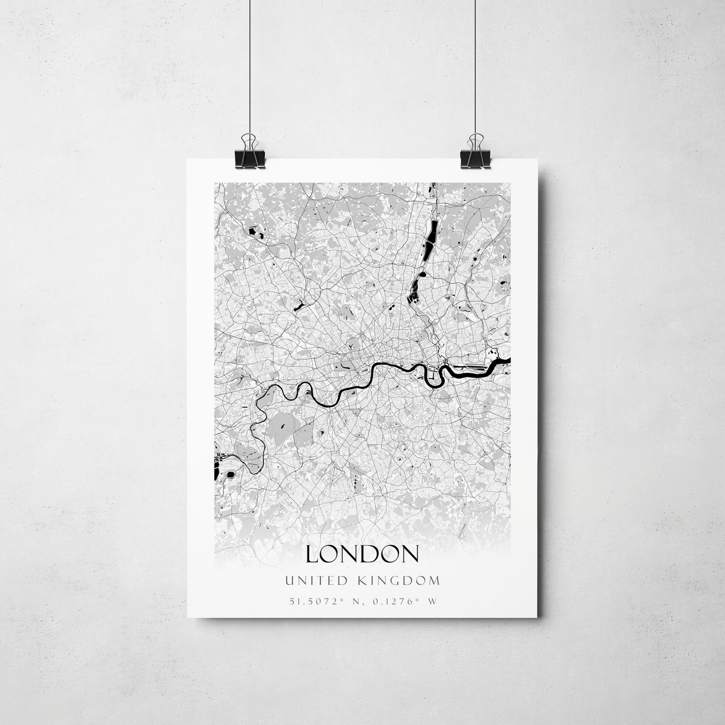 Custom Map Prints Any Location